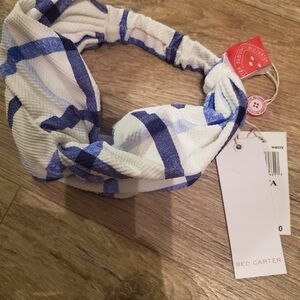 Cartier Red Cartier Headband In Blue And White New With Tags
